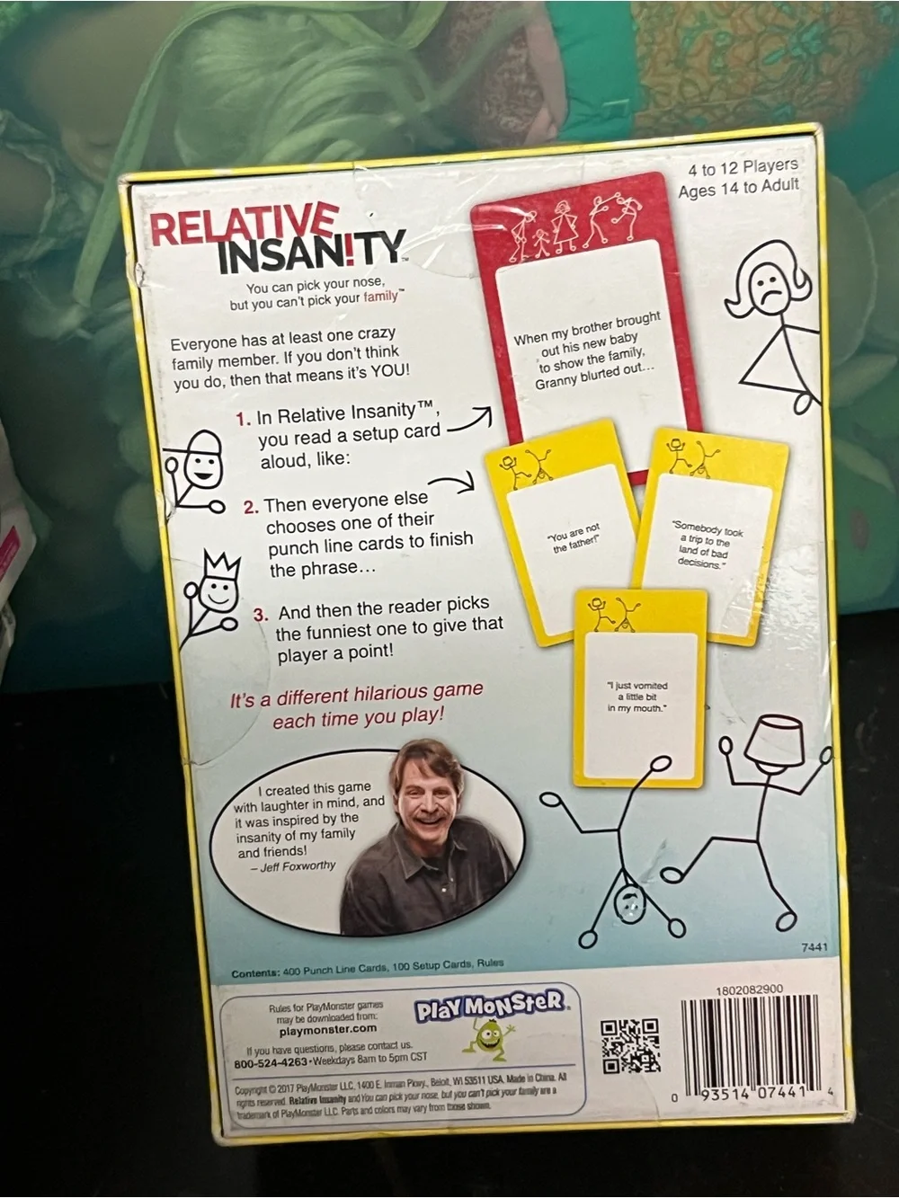 Relative Insanity Adult Family Party Game Jeff Foxworthy NEW